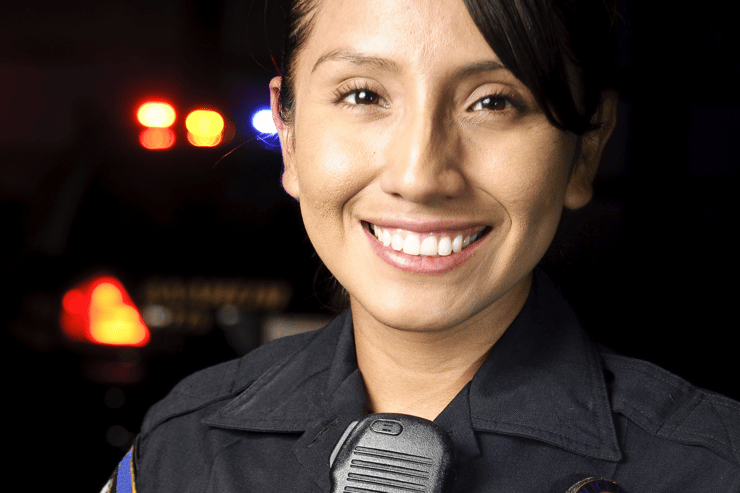 Good female police officer