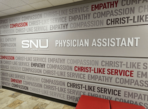 SNU's Physician Assistant Program's Entryway